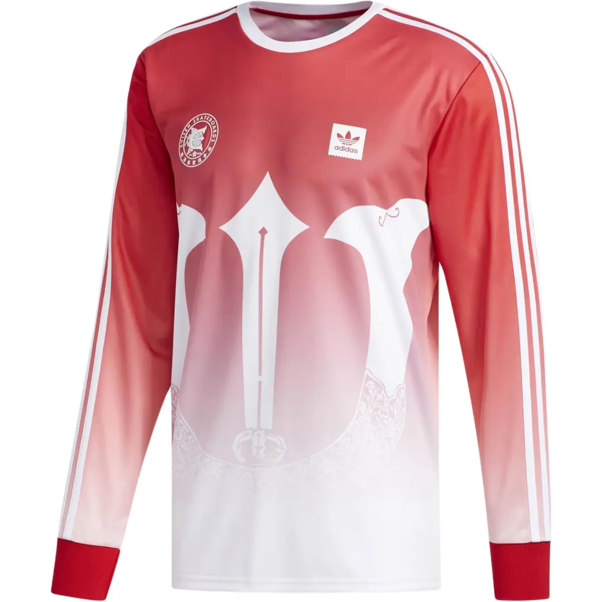 Adidas X Evisen Collaboration Soccer Jerseys Men's Red Moderate Straight Fit