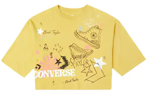 Converse T Shirt Women's Yellow
