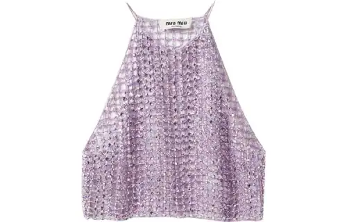 MIU MIU Tank Top Women's Purple