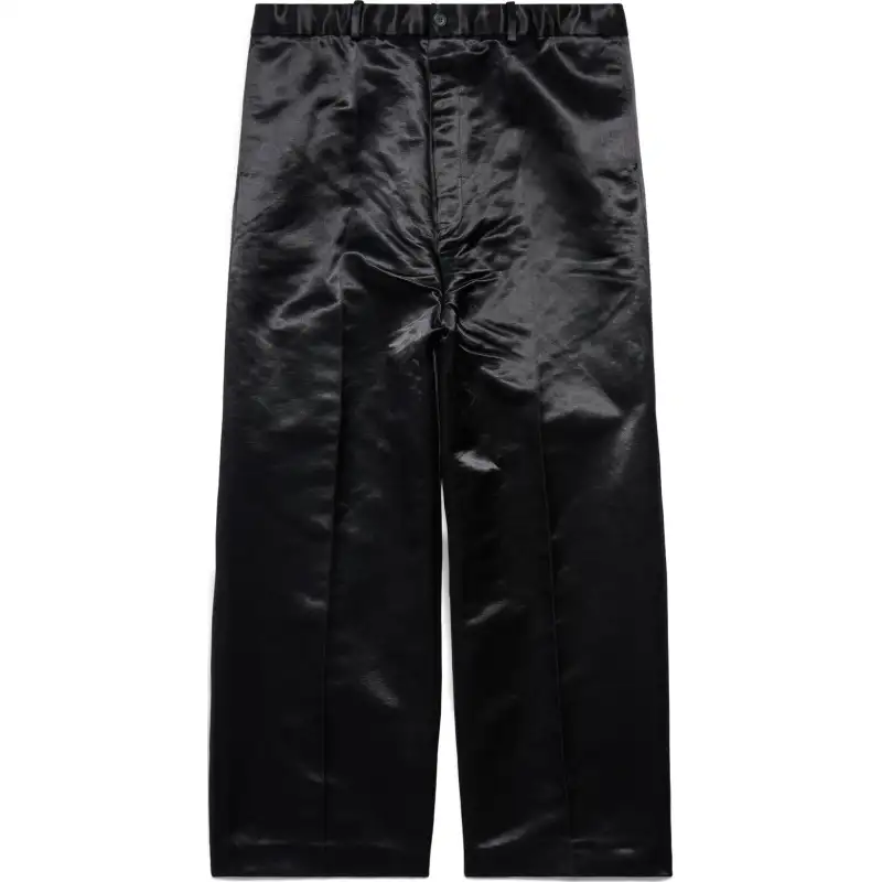 Balenciaga FW24 Casual Pants Loose Fit Men's Black