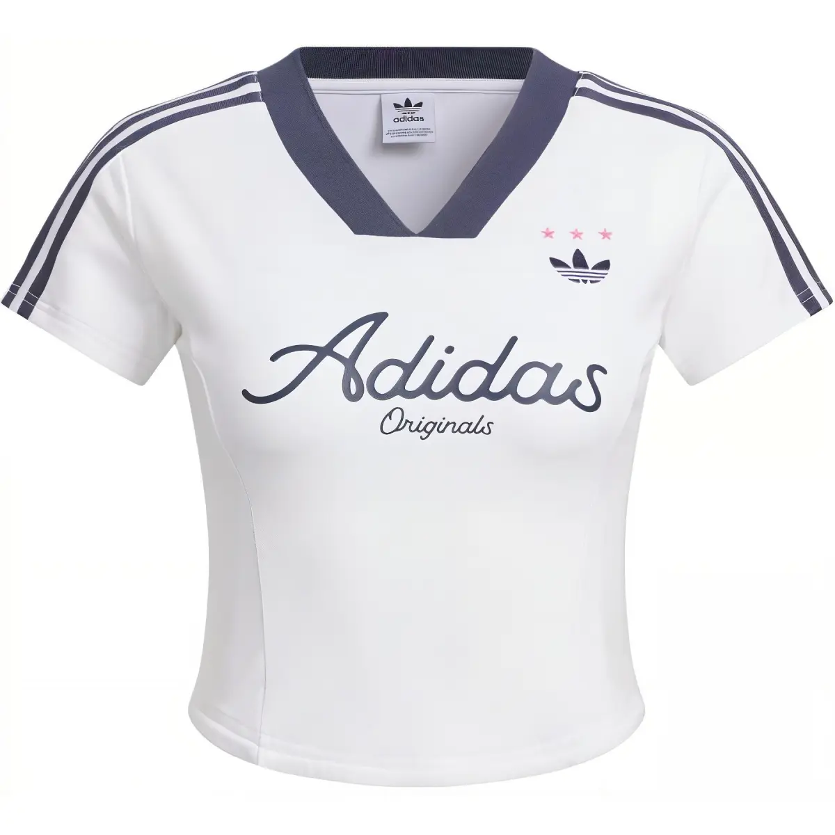 adidas originals Women'ss Crop Jersey T-shirt White