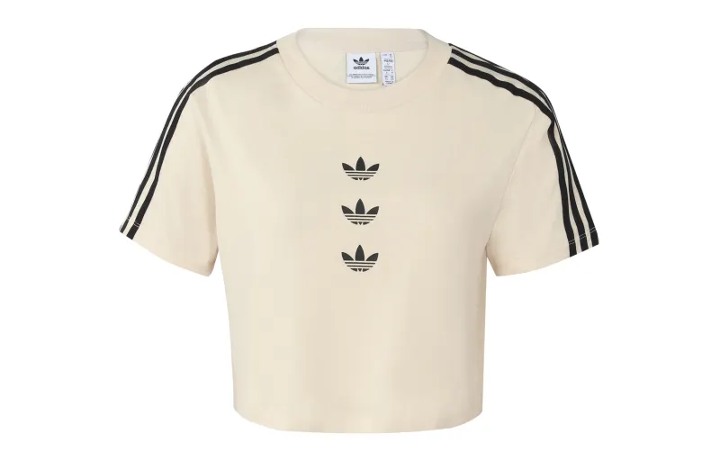 Adidas Originals Hot Girl Collection T Shirt Women's Ecru