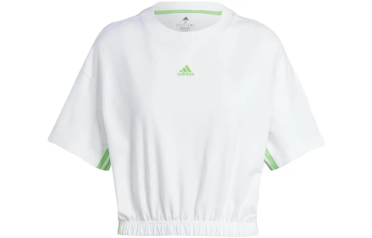 Adidas T-Shirts Women's White Crew Neck Moderate Other