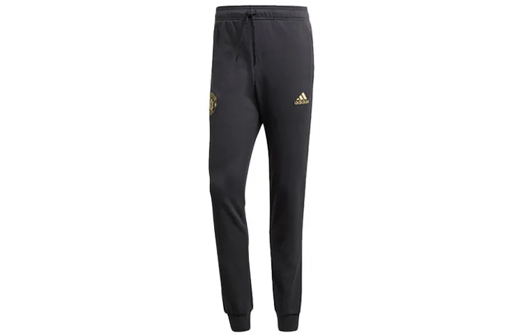Adidas Manchester United Sports Pants Men's Carbon Black Moderate
