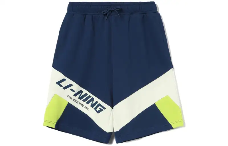 Li Ning Sports Fashion Collection Shorts Men's Navy Blue