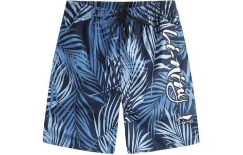 Li Ning Beach Shorts Men's Tropical Rainforest