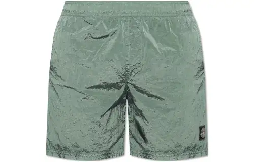 STONE ISLAND Logo Patch Swimming Shorts