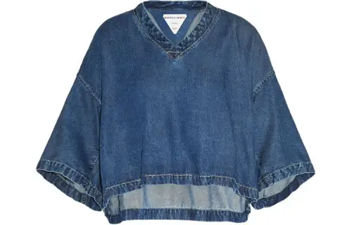 Bottega Veneta FW21 Crop Top Women's Blue