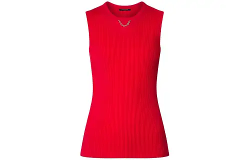 LOUIS VUITTON Ribbed Knit Tank Top