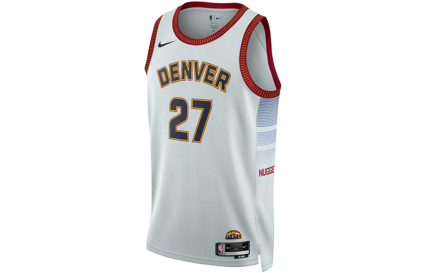 Nike Basketball Jerseys Unisex Light Gray Moderate Straight Fit