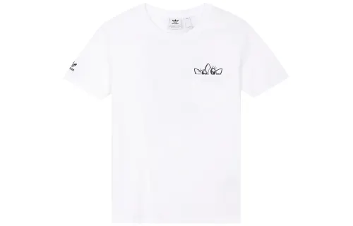 Adidas Originals Set in Sleeve T Shirt Women's White