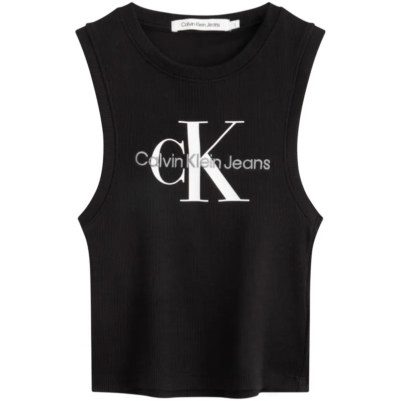 CALVIN KLEIN Tank Top Women's Space Black