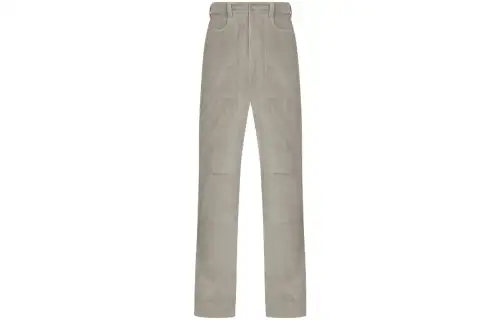DIOR Ski Pants Men's Gray Straight Fit