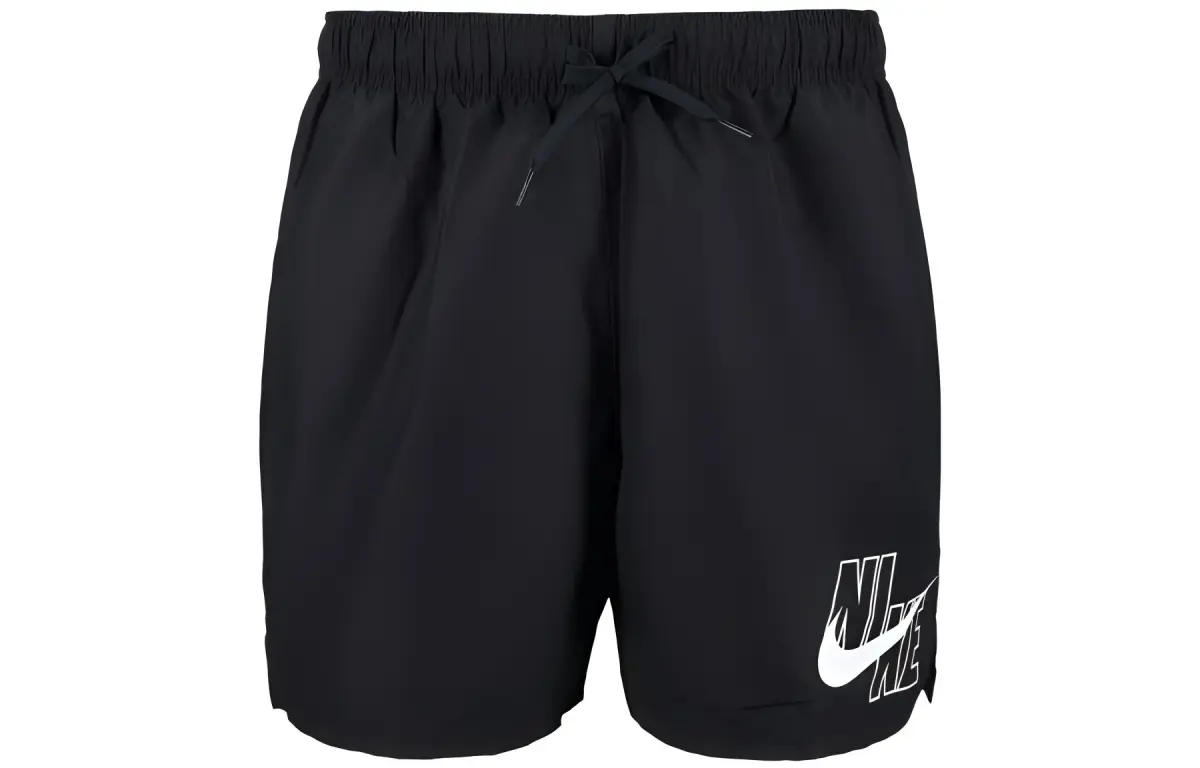 Nike Casual Shorts Men's Black Moderate Straight Fit Pants