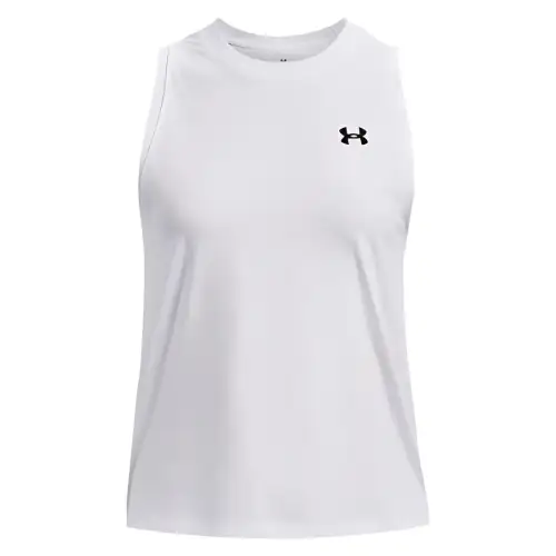 Under Armour Tank Tops Women's White Straight Fit