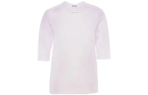 MIU MIU Raglan Sleeve T Shirt Women's Purple