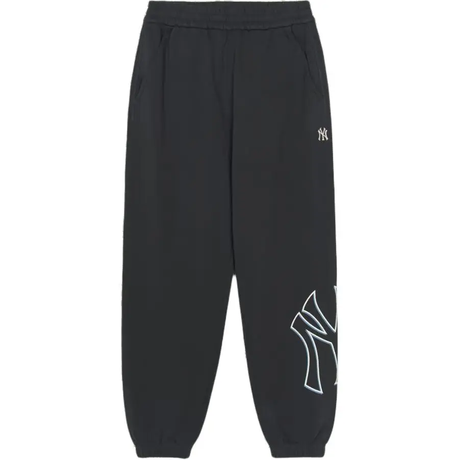 MLB Basic Mega New York Yankees Casual Pants Unisex Charcoal Gray