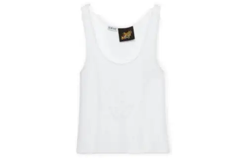 LOEWE Tank Tops Women's White Straight Fit