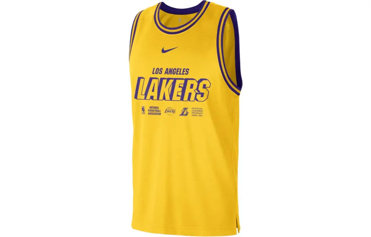 Nike Basketball Jersey Men's Yellow