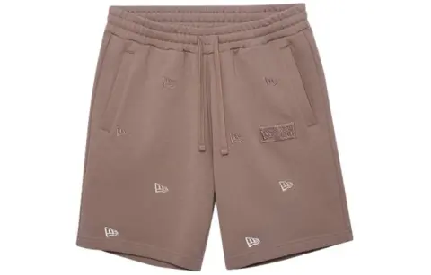 New Era Casual Shorts Unisex Khaki