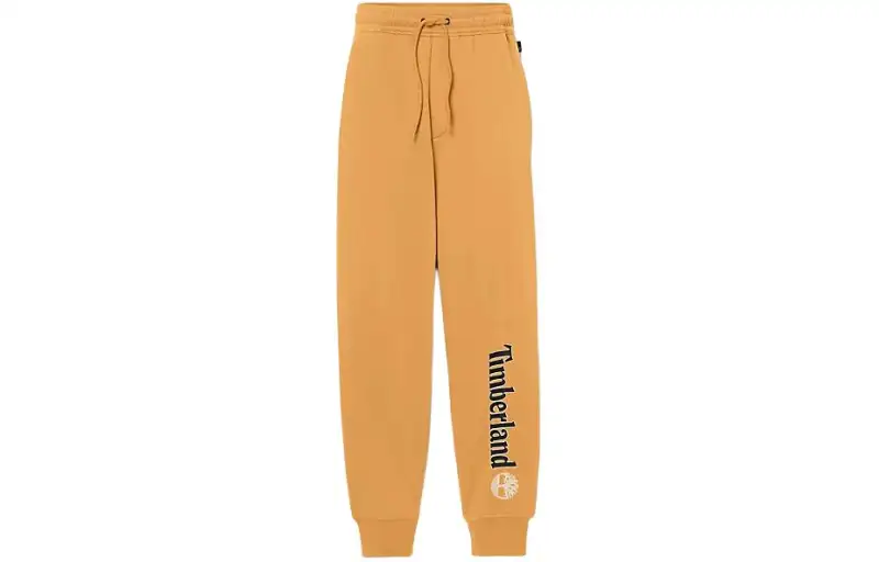 Timberland Linear Logo Sweatpant Casual Pants Men's Wheat