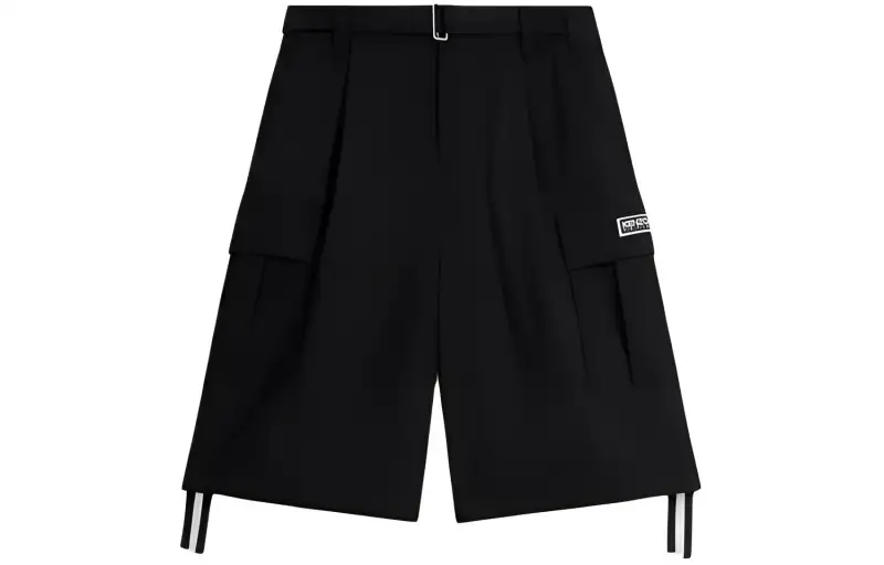 KENZO Belted Cargo Shorts