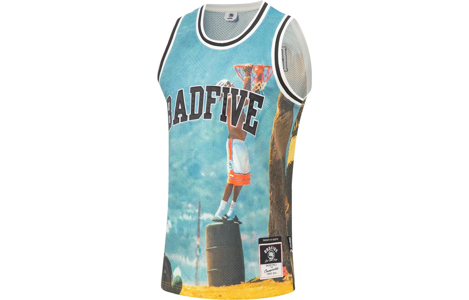 Li Ning Badfive Basketball Jersey Men’s Blue
