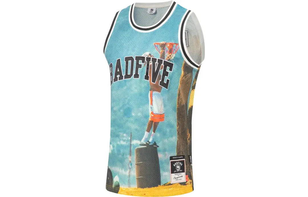 Li Ning Badfive Basketball Jersey Men's Blue