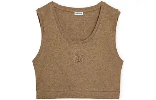 LOEWE Tank Tops Women's Brown Moderate
