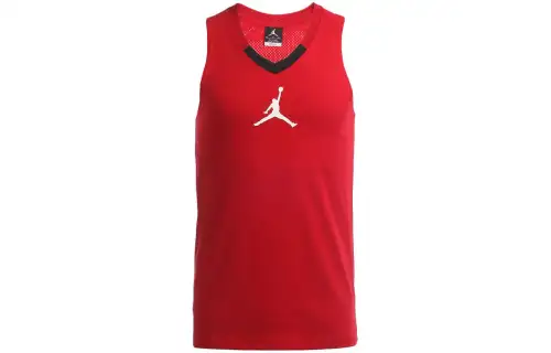 Jordan Basketball Jersey Men's Red White