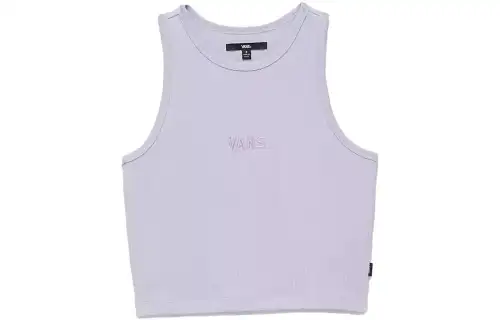 Vans Tank Tops Women's Lavender Crew Neck Moderate Other