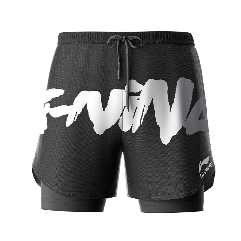 Li Ning Swimming Shorts Men's Black