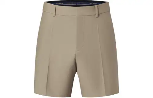 LOUIS VUITTON Classic Slim Wool Shorts
