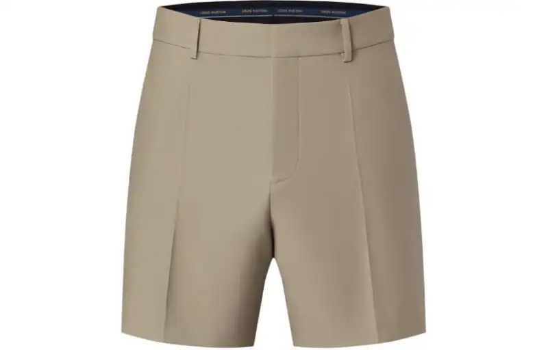 LOUIS VUITTON Classic Slim Wool Shorts