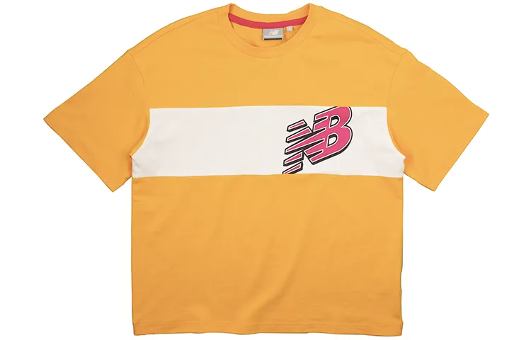 New Balance Drop Shoulder Sleeve T Shirt Women's Yellow
