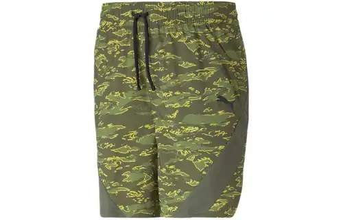 PUMA Casual Shorts Men's Green Moderate