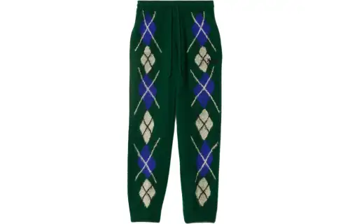 Burberry SS24 Casual Pants Men's Ivy Green