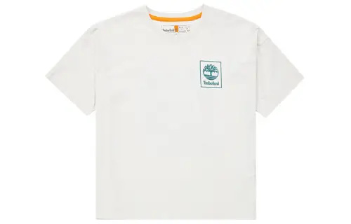 Timberland T Shirts Women's White Crew Neck Moderate