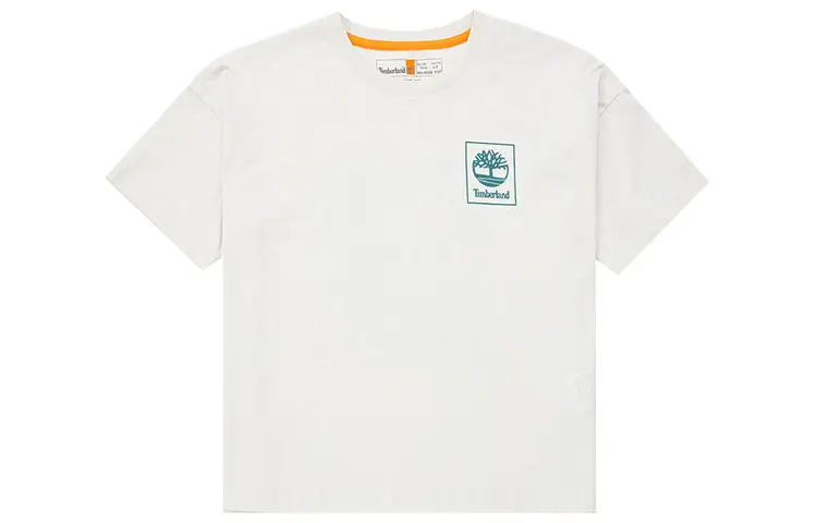 Timberland T Shirts Women's White Crew Neck Moderate