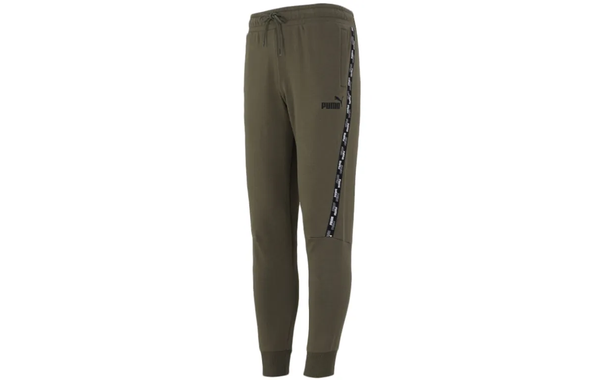 PUMA Sports Pants Men's Army Green Moderate