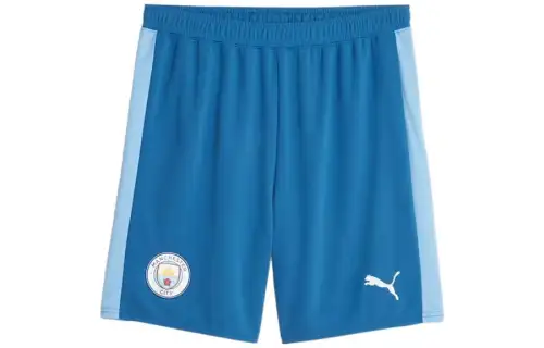 PUMA Manchester City Home Jersey Collection Casual Shorts Men's Light Blue