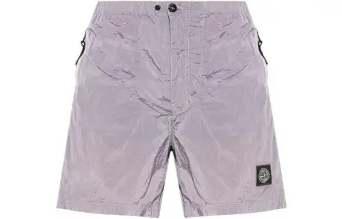 STONE ISLAND Casual Shorts Unisex Purple