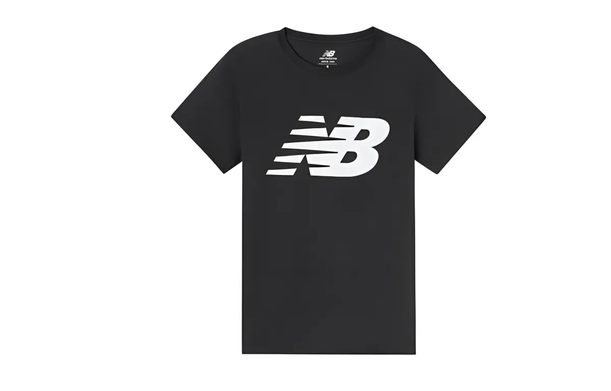 New Balance Set in Sleeve T Shirt Women's Black