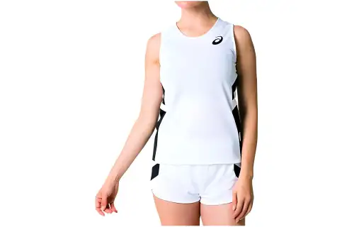 ASICS SA Rakujiyo Tank Tops Women's White Crew Neck Moderate Other