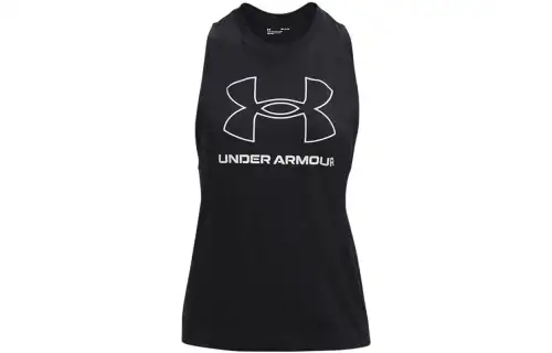 Under Armour Tank Tops Women's Black Straight Fit