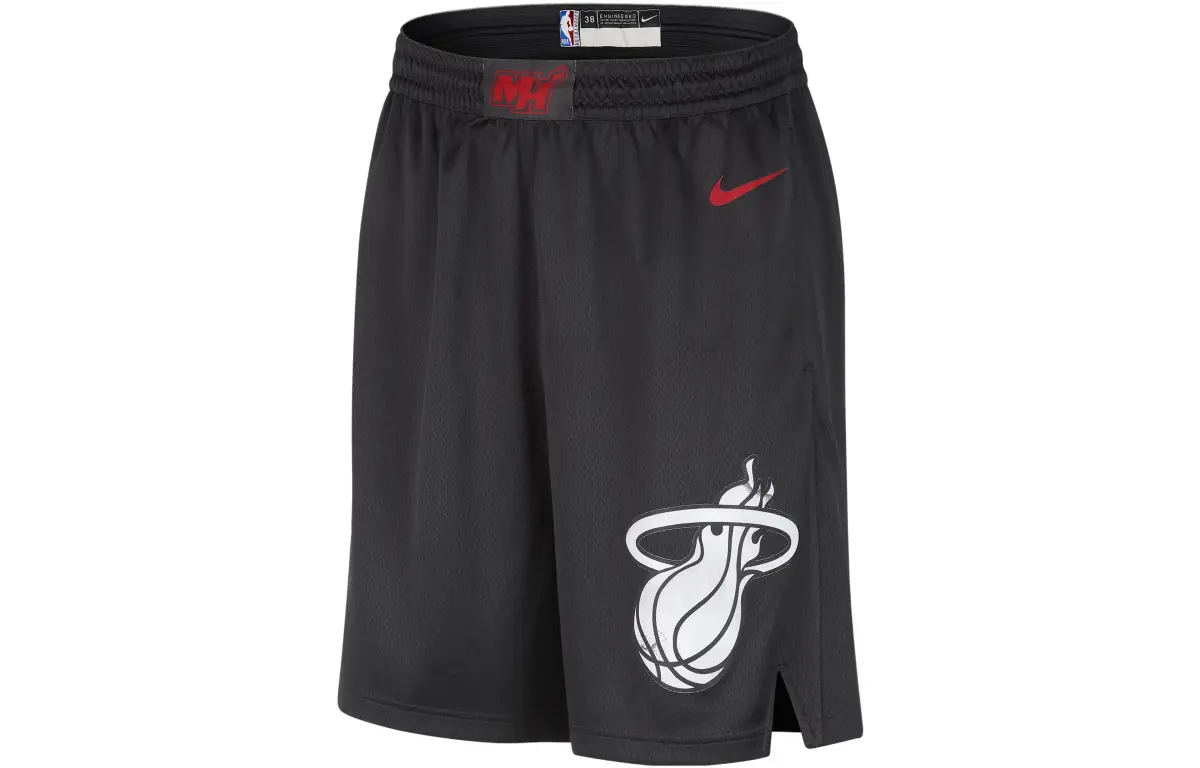Nike Dri FIT NBA Miami Heat 2023/24 City Edition Casual Shorts Men's Black