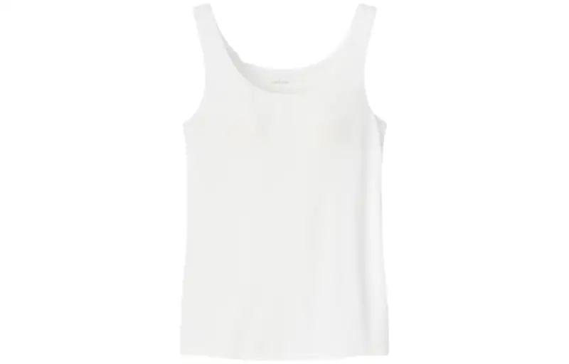UNIQLO Tank Tops Women's White 00 Moderate