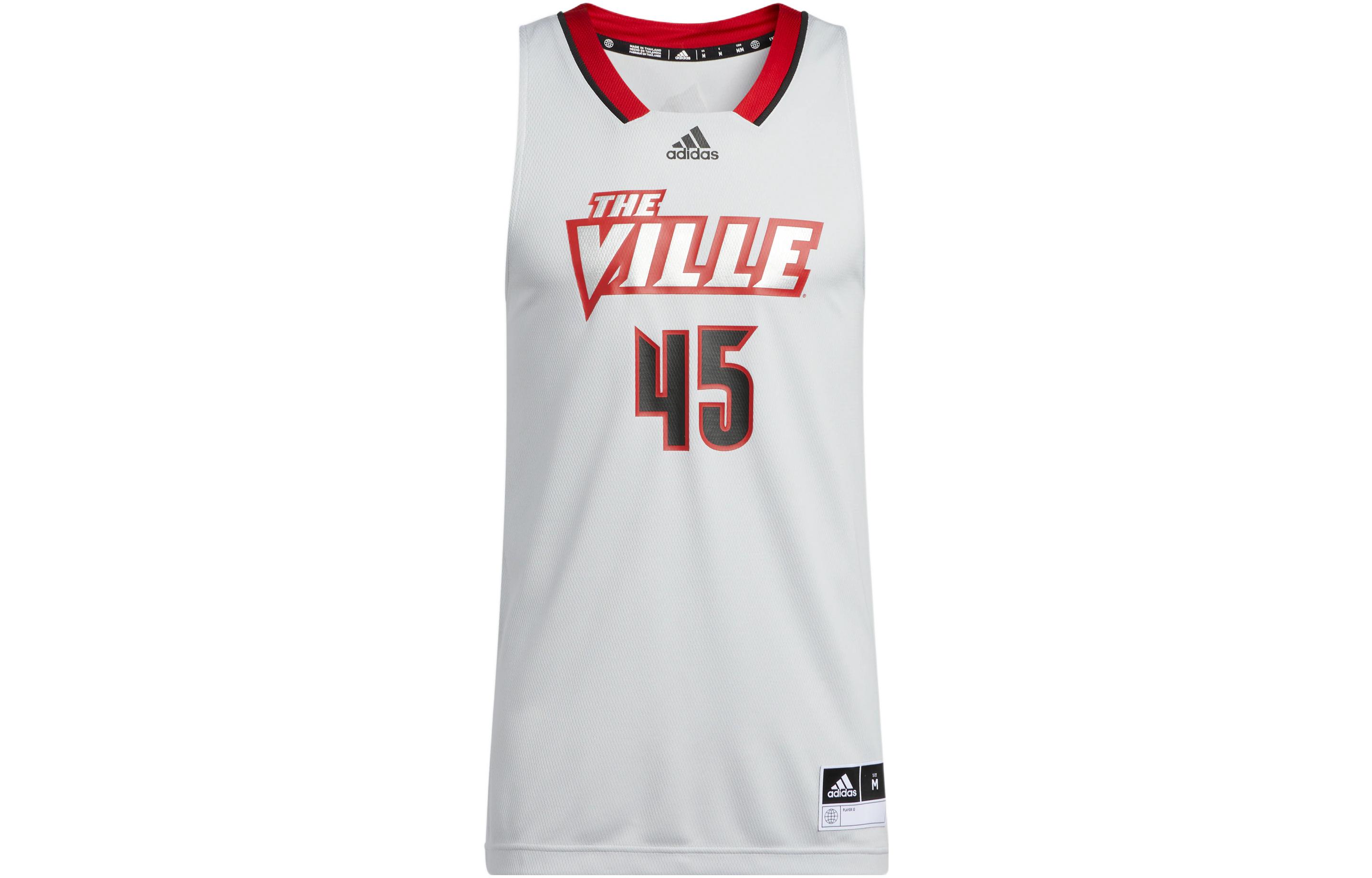Adidas Basketball Jerseys Men’s White Thin Straight Fit