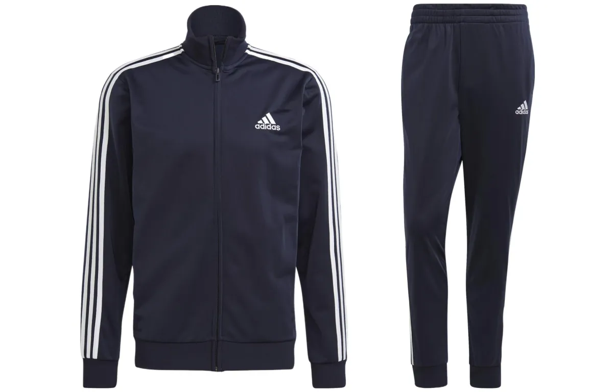 Adidas ESSENTIALS 3 Stripes Casual Sportswear Men's Blue