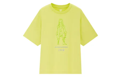 UNIQLO Sketch T-Shirt US Women'ss Sizing Green